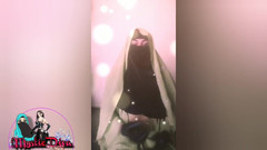 Mystic Diva: Crossdresser zkouší burkha poprvé, hidžábský crossdresser, Femboy