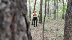Super Jopka: Beautiful chick caught in the woods