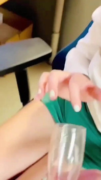 And Cum for Her, Secretary Swallows My Cum From Glass, Slutty Teenage Secretary, Cheating Wife Sucks