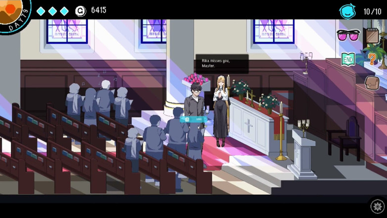 NSFWOtaku: Permainan hentai - adegan seks hentai gereja 3 (rika heroines bogel yang kasar) -...