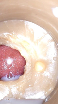 Kamera 4k dalam sudut pandangan pertama Cervix dubur, Cuckold kecil oleh 'pasangan gergasi', pancutan mani dalam dubur dan creampie - Asmr