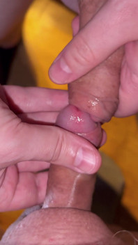 Two Uncut Cocks Play Together - Foreskin to Foreskin, Glans to Glans