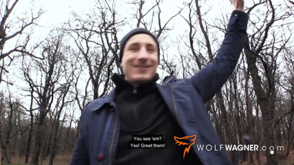 Wolf Wagner Com: Stella dikongkek gaya doggy di taman & menelan air mani panas!