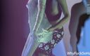 Why fuck so hard: 3D Super Cute Asian Stripper with Sexy Teasing the Big...