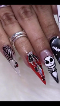 My New Halloween Nails ‍