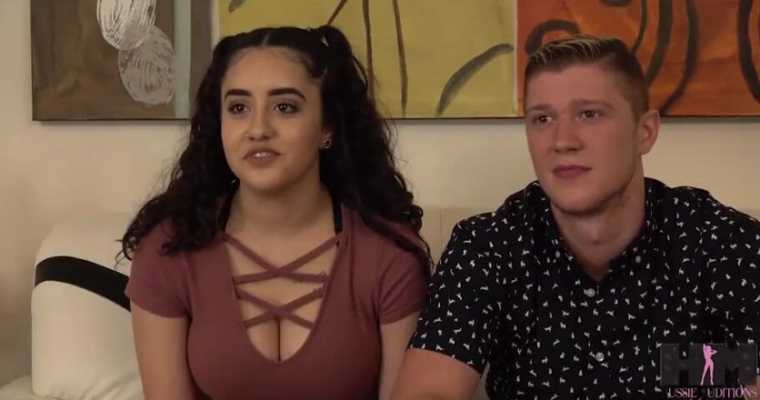 Hussie Auditions: Sofia a Oliver mají sex vůbec poprvé před kamerou na...