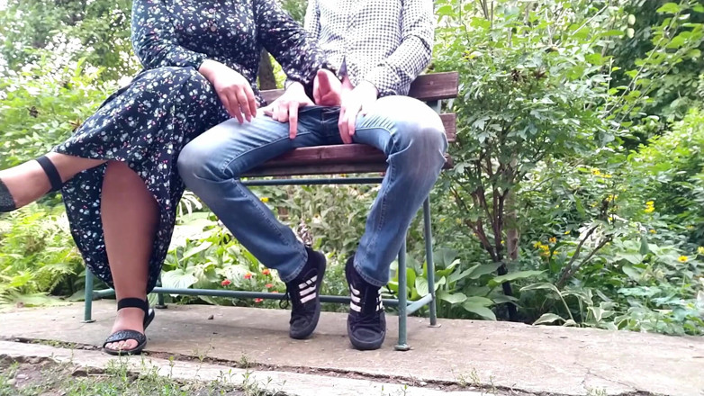 OurFetishLife: Handjob Outdoors in the Park with My Mother-in-law Turned Into...