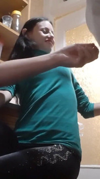 A Third Came to Our Flat and Fuck - Lesbian-illusion