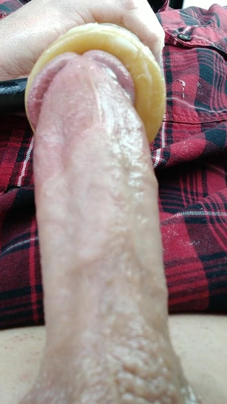 Big Daddy Dommmm: Vista de cerca de la máquina de sexo Venus chupando...