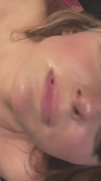 A big cock in her mouth and a lot of saliva to suck