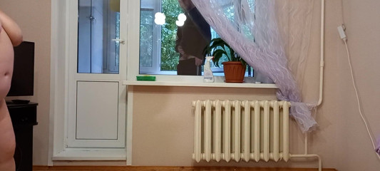 Zona901: I tease the window cleaner then I jerk off and...