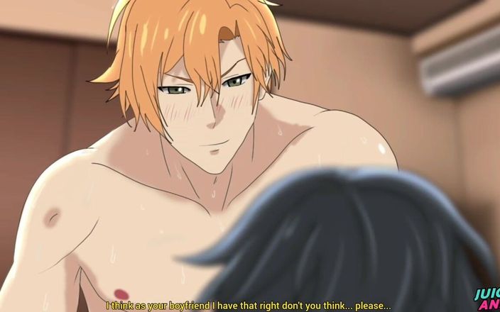 Juice Anime: Gay Hentai - de eerste keer dat mijn femboy-vriendje ongecensureerd is -...