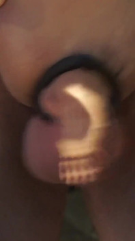 Wanking My Small Dick with Cockring and Rubber Glove (unfortunately Sometimes Blurred)