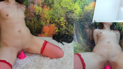 Nicolette69w: वह फैल गई और एक फुहार और एक संभोग सुख प्राप्त किया