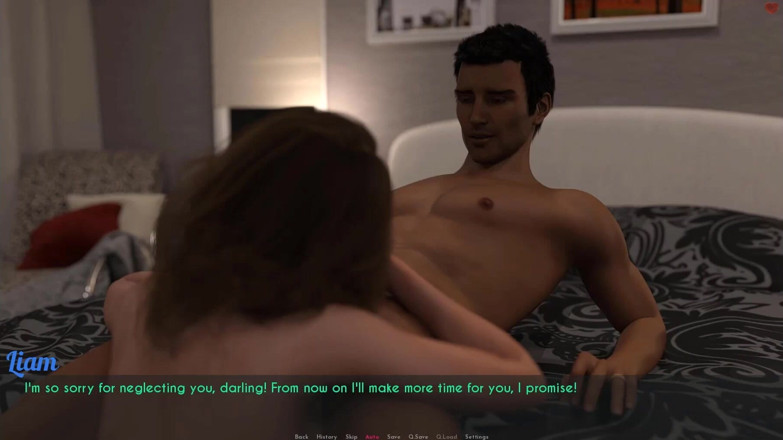 Visual Novels: Una moglie e la matrigna parte 64 - milf con grandi tette...