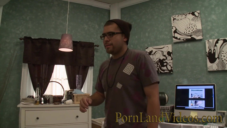 Pornland videos: Cuckold fucking with a brunette in doggy style