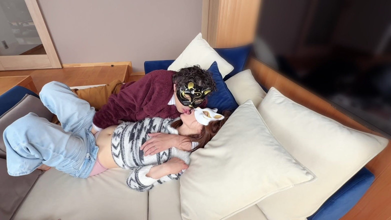 LuuLee0804: On the Sofa in Their Secret Room, They Shared Passionate...
