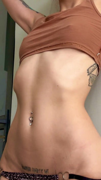 Belly Tease & Curves - Tattooed Redhead Goddess Worship