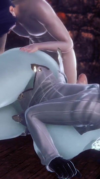 Alcina Dimitrescu Takes Anal Beads Dildo up Her Ass - Resident Evil Village Porn Parody