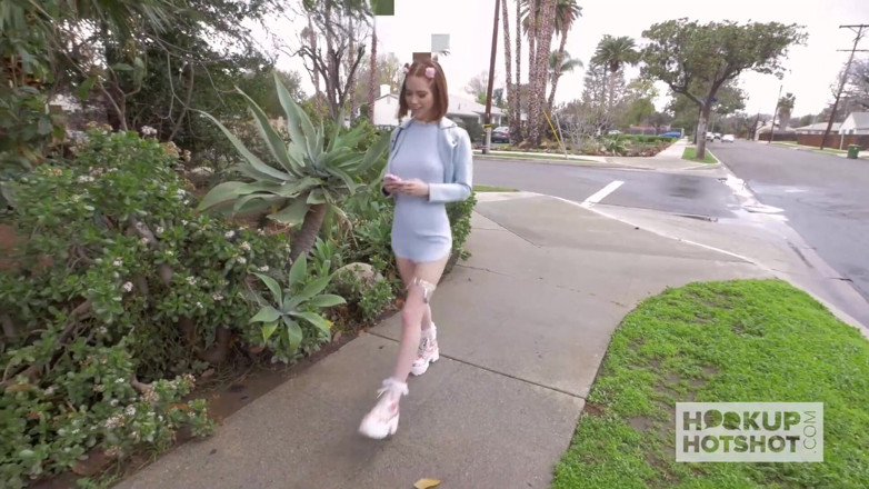 Hookup Hotshot: Pretty redhead Pepper Hart gets fucked into a mess by...