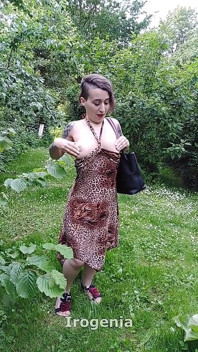 In the Middle of the Forest a Horny Slut Fills All the Holes