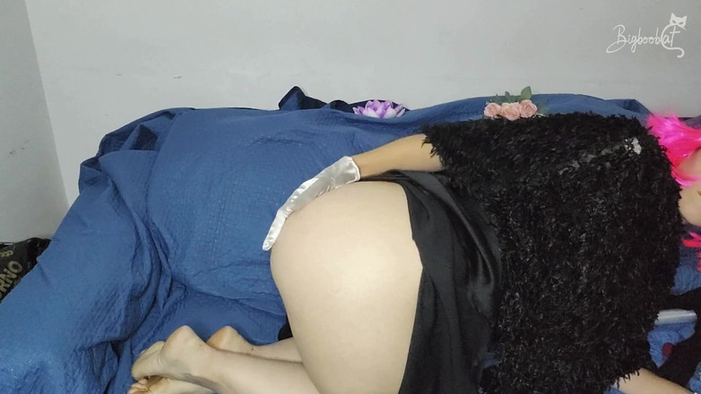 BigBoobCat: В маске Marvel: мои большие натуральные сиськи и удовольствие соло - ваш