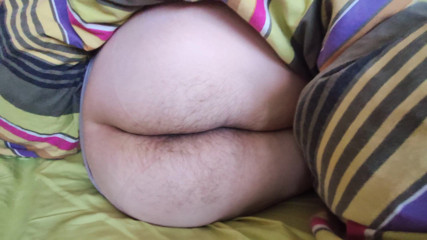 Hairy Homemade Amateur Orgasms: Si Dia membangunkan saya, mendedahkan dubur berbulu dan pepek saya,...
