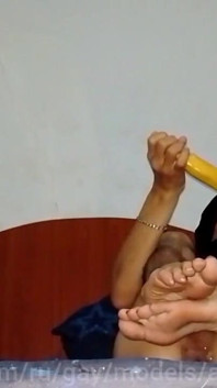 Banana Cucumber Fresh Juice Straight Into My Femboy Twink Ass