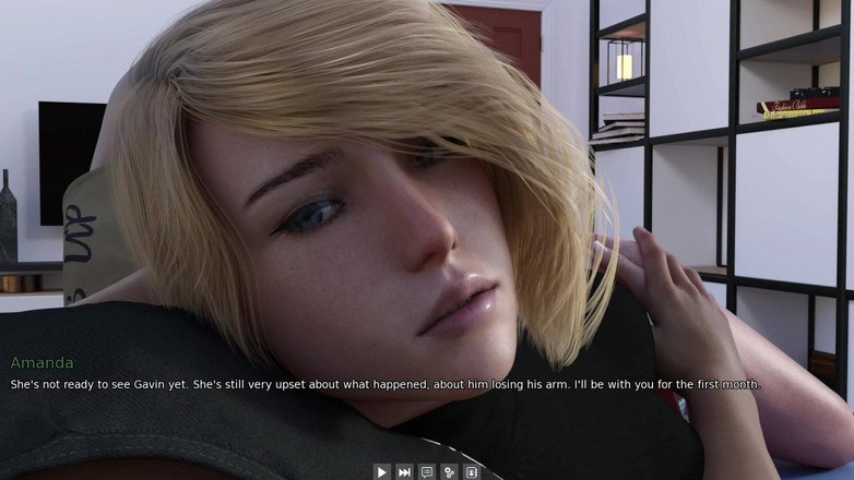 LustSaga: My Dorm 202 - уютное семейное время для объятий в постели Марка превращается в интимное