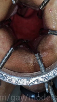 Oh Horror! a Gaping Huge Hole for the Most Enormous Monstrous Members with Sperm!