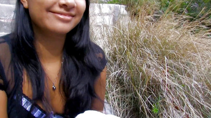 Horny Two really wet MILFs: Dark skinned babe takes it rough in the butt