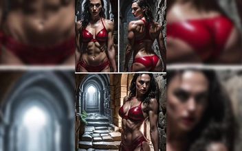 Sexy Amazon Queen and Monster with a Huge Dick. Horror Porn Parody. Dark Fantasy Sex. Comic. Sex Fairy Tale for Adults