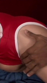 Summer Storm Blonde with natural tits gives blowjob and interracial fuck with CJ Wright