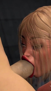 3d dickgirl teacher fucks a cute college girl in restraints in the dungeon