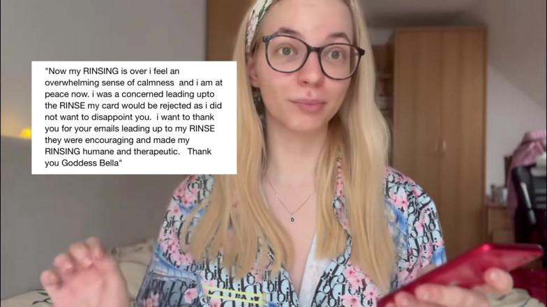 Goddess_Bella_Rae: Paypig lever på $30 i månaden efter att jag sköljt honom...