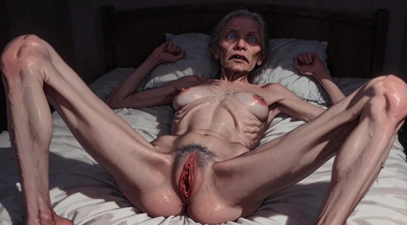 YOUR BEST FANTASY: Séance en solo avec une très vieille mamie mince et...