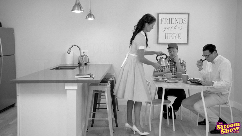 That Sitcom Show: Leave it to stepmom's beaver the milk man bw - s1e1