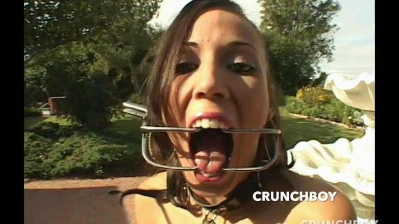 Bitch fucked bareback by big cock: Double Penetration Bareback for This Girl Bitch Used by 2 Big...