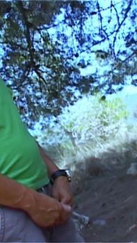 Karla Sanchez and Jorge, Pissing Together in the Forest