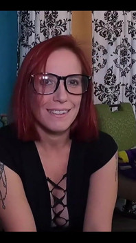 Exhibinist Redhead Teaches Shy Tinder Hook up