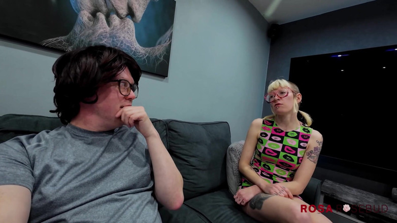 rosarosebud: Nerd Pervert Audition 5 - Rosa Gets Spitroasted