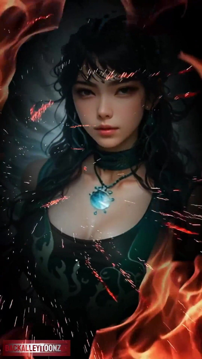 Back Alley Toonz: Schöne Dicke Frauen in Flamme &amp; Wasser