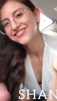 Public Car Blowjonb Cum in Mouth Swallow