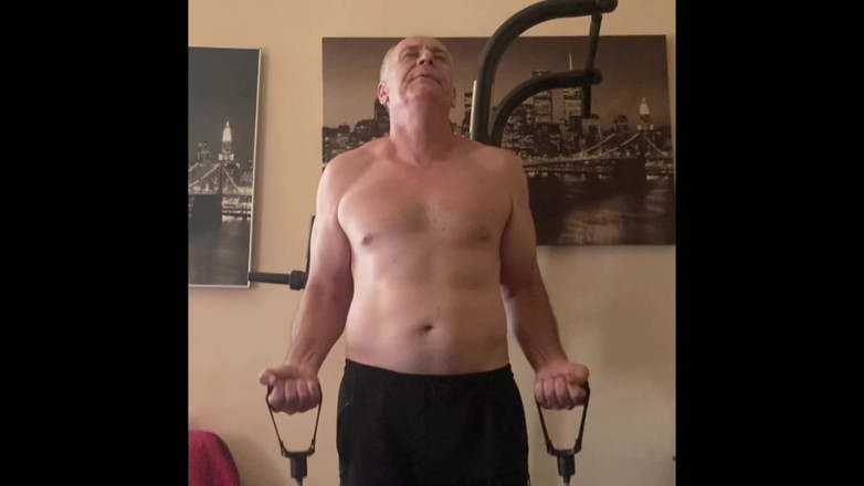 Alex Art: Sporty Man Masturbate on Video