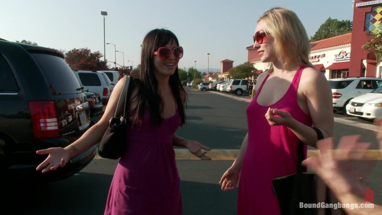 Bound Gang Bangs by Kink: Two Girl Gang Bang