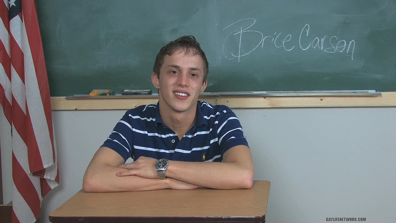 Teach Twinks: Thick-lipped Cutie Brice Carson Chats