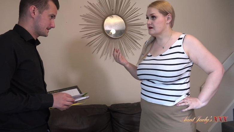 Aunt Judy's XXX: Cycata BBW MILF Becky rucha komornika