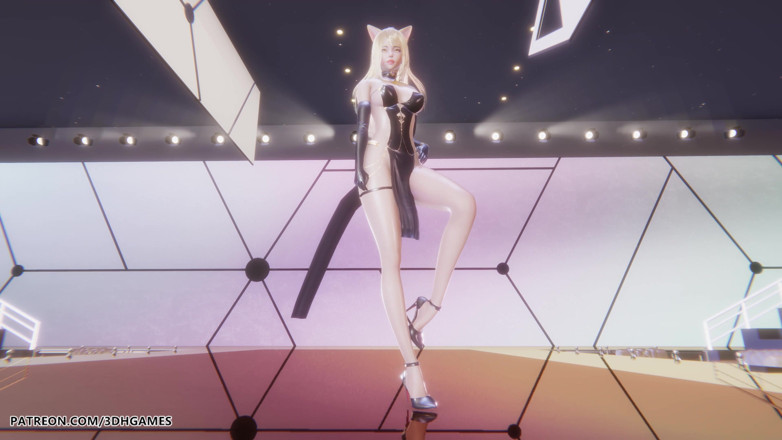 3D-Hentai Games: Mmd Hyo Min - Thân hình đẹp Ahri Gợi Cảm thoát y...