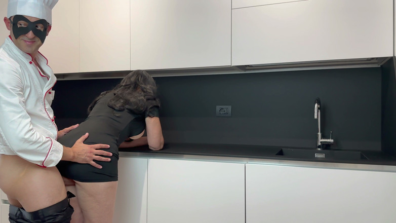 PornChef: Pornchef S02e07 - Crystal Red in Black - Kitchen Play