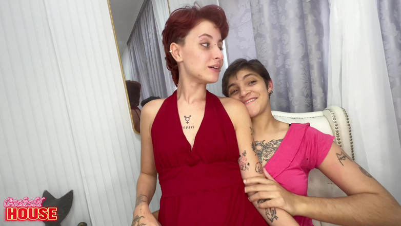 CuckoldHouse: Lucky Guy in a Threesome with 2 Very Hot Bisexual Girls